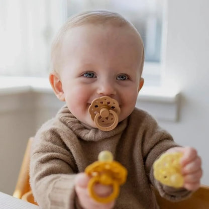 Sucettes BIBS Bohème 0-6 mois, lot de 2 - Marmotte et Rose