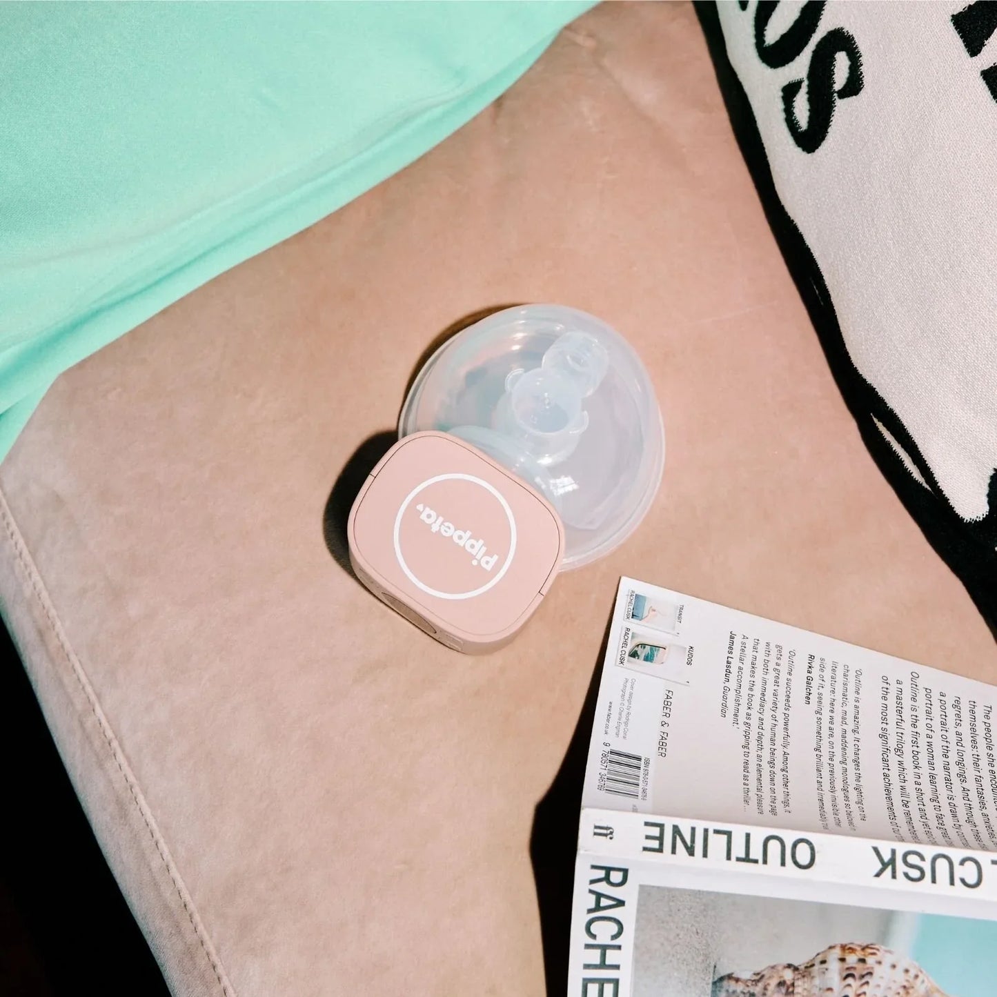 Tire-lait électrique portable Pippeta - Rose cendré