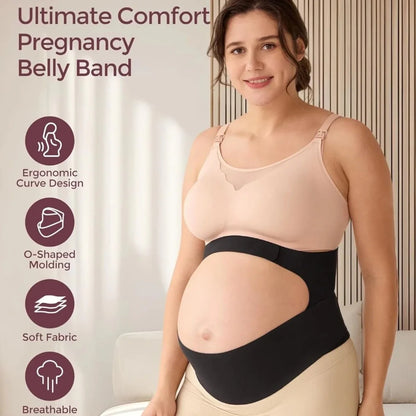 Momcozy Ergonest Maternity Belly Band M - Black