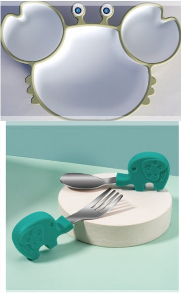 GoofyCub Silicone Baby Plate - Non-Slip Suction Bowl for Toddlers