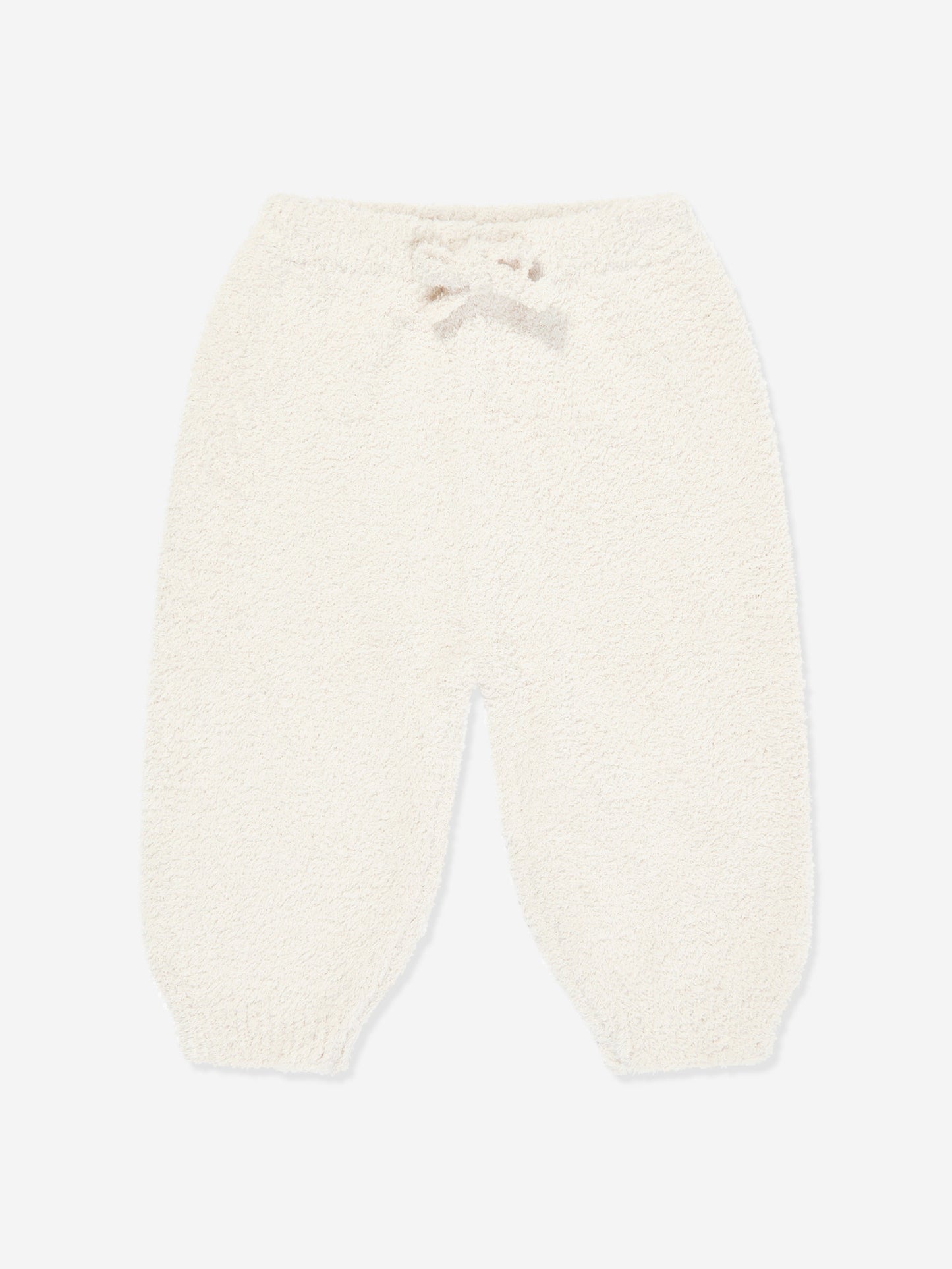7AM Enfant Baby  Fuzzy Boxy Lounge Pants in Ivory