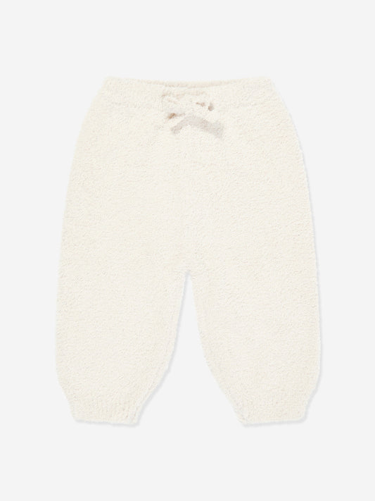 7AM Enfant Baby  Fuzzy Boxy Lounge Pants in Ivory