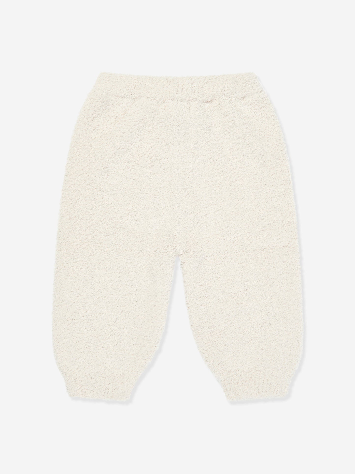 7AM Enfant Baby  Fuzzy Boxy Lounge Pants in Ivory