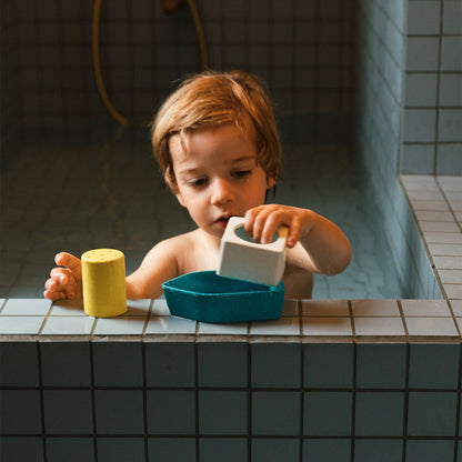 Oli & Carol Upcycled Boat Bath Toy Yellow