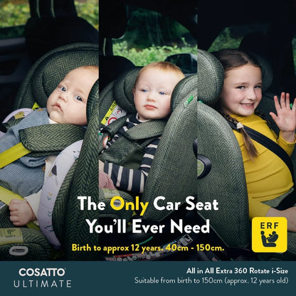 Cosatto All in All Extra i-Size 360 Car Seat - Whisper