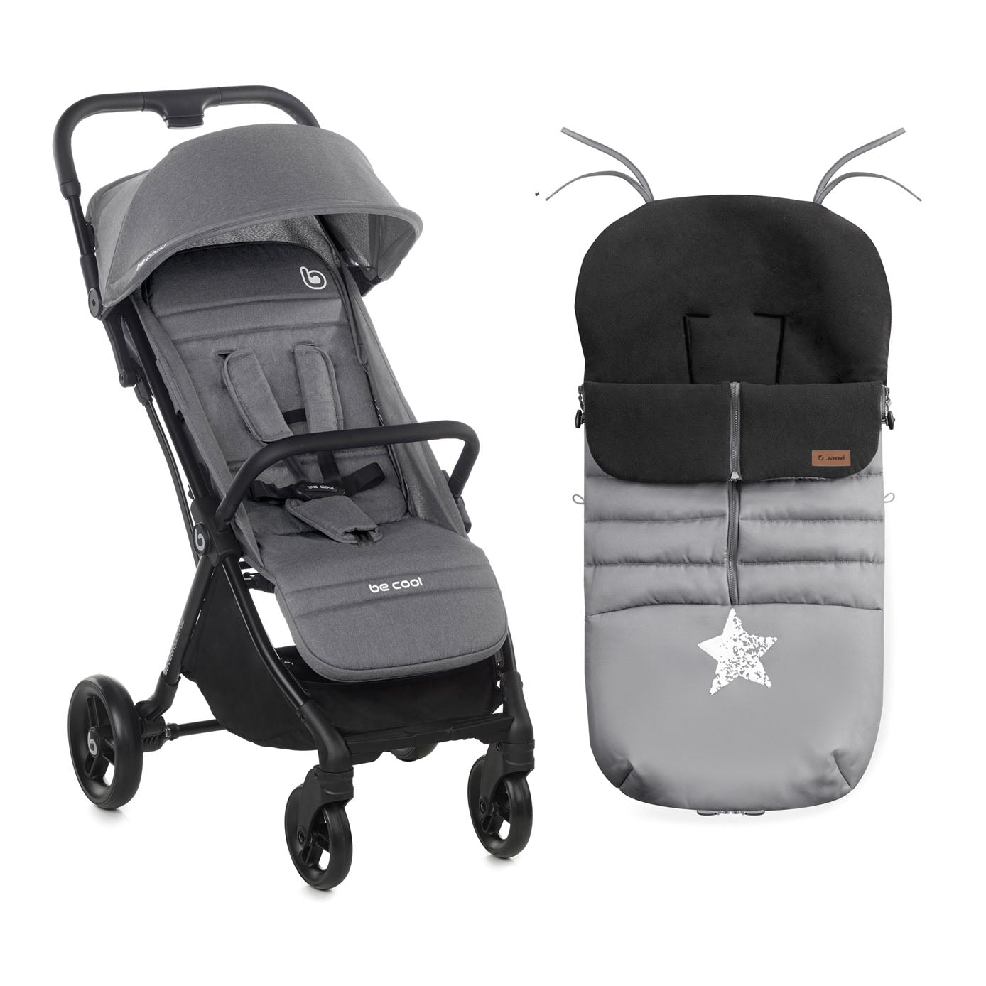 Be Cool Quick Fold Lightweight Pushchair – Compact Fold Stroller 0-22kg, 0-4 years