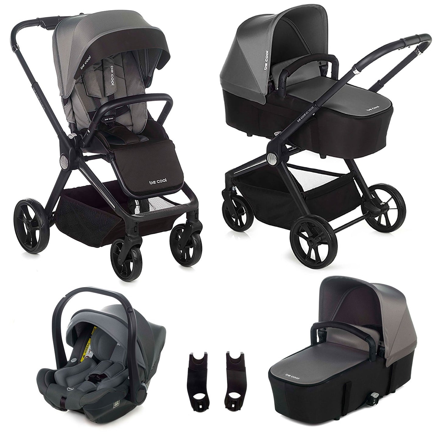 Be Cool Stratos 3in1 Travel System, with i-Size Car Seat