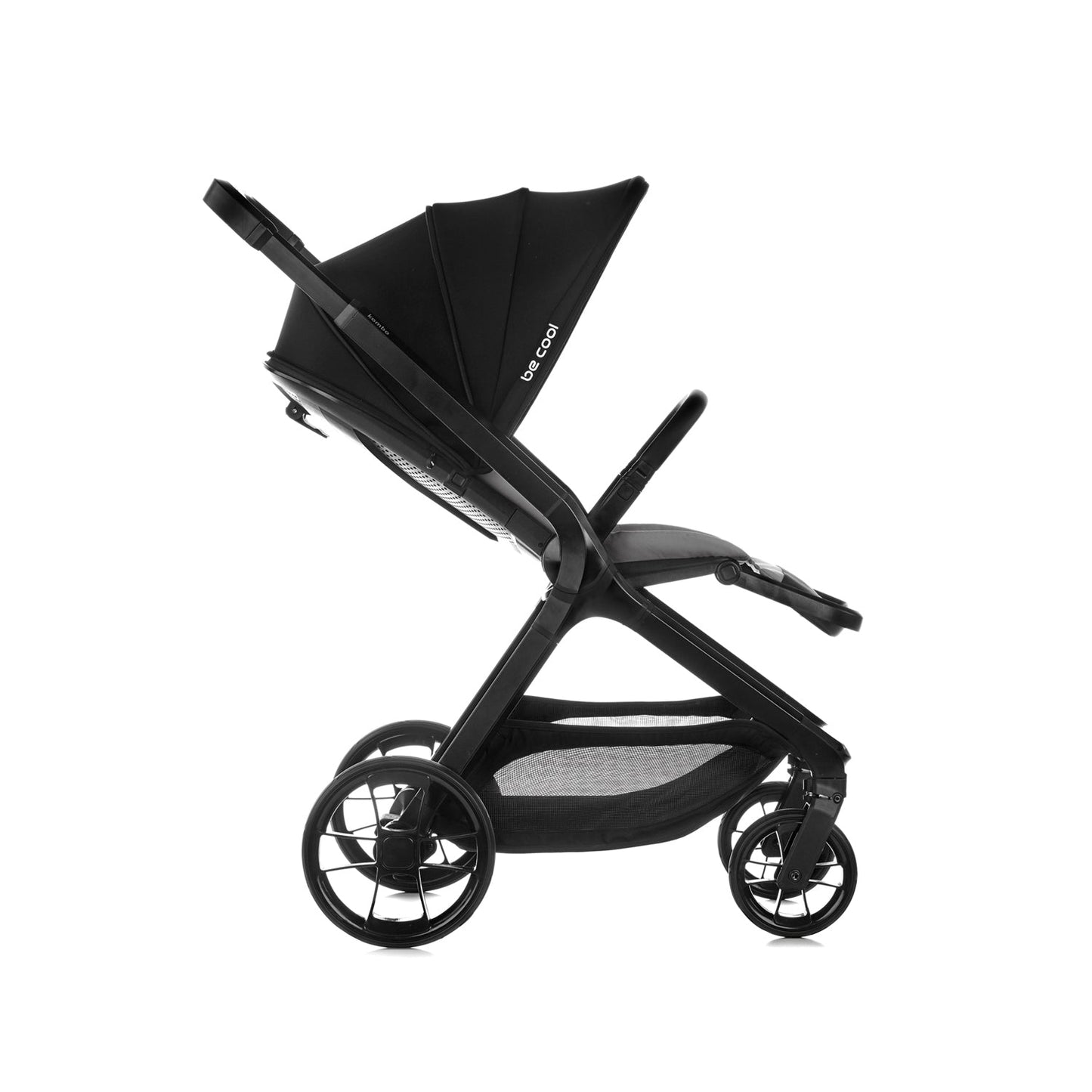 Be Cool Kombo Trio: Pushchair + Carrycot + i-Size Travel Baby Carrier, Be Frack