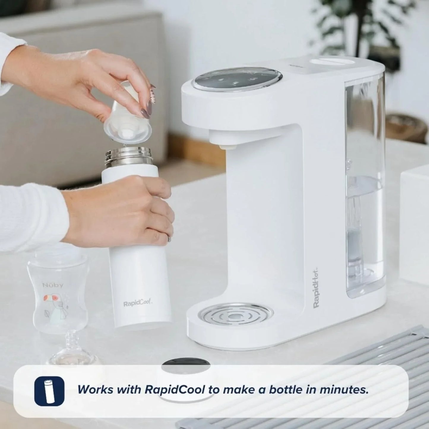 Nuby RapidHot Formula Preparation Machine - White