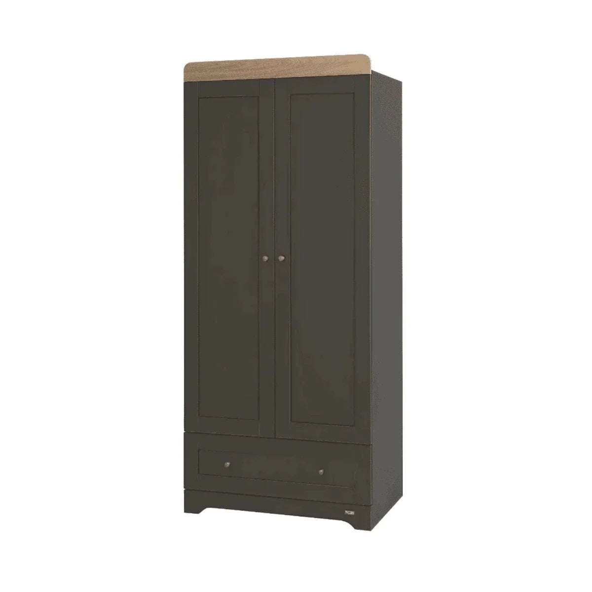 Tutti Bambini Rio Wardrobe - Slate/Honey Oak