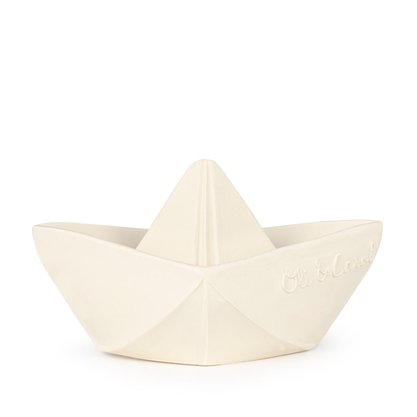 Oli & Carol Origami Boat White