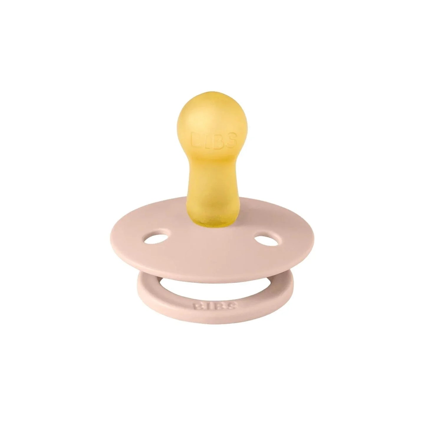 Sucettes en latex colorées BIBS, 6 mois et plus, lot de 2 - Vanille et Rose