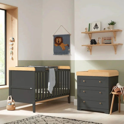 Tutti Bambini Rio 2 pcs Room Set - Slate/Honey Oak