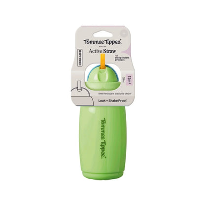 Tommee Tippee Insulated Straw 266ml 12m+ - Assorted