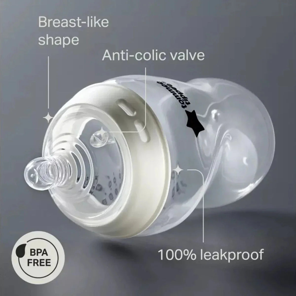 Tommee Tippee Closer To Nature Bottle 150ml Pack of 3