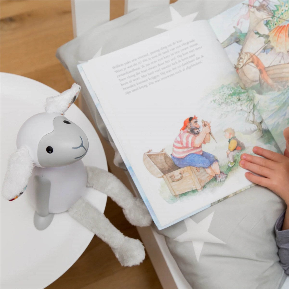 Zazu Fin The Sheep - Reading And Night Light Soft Toy