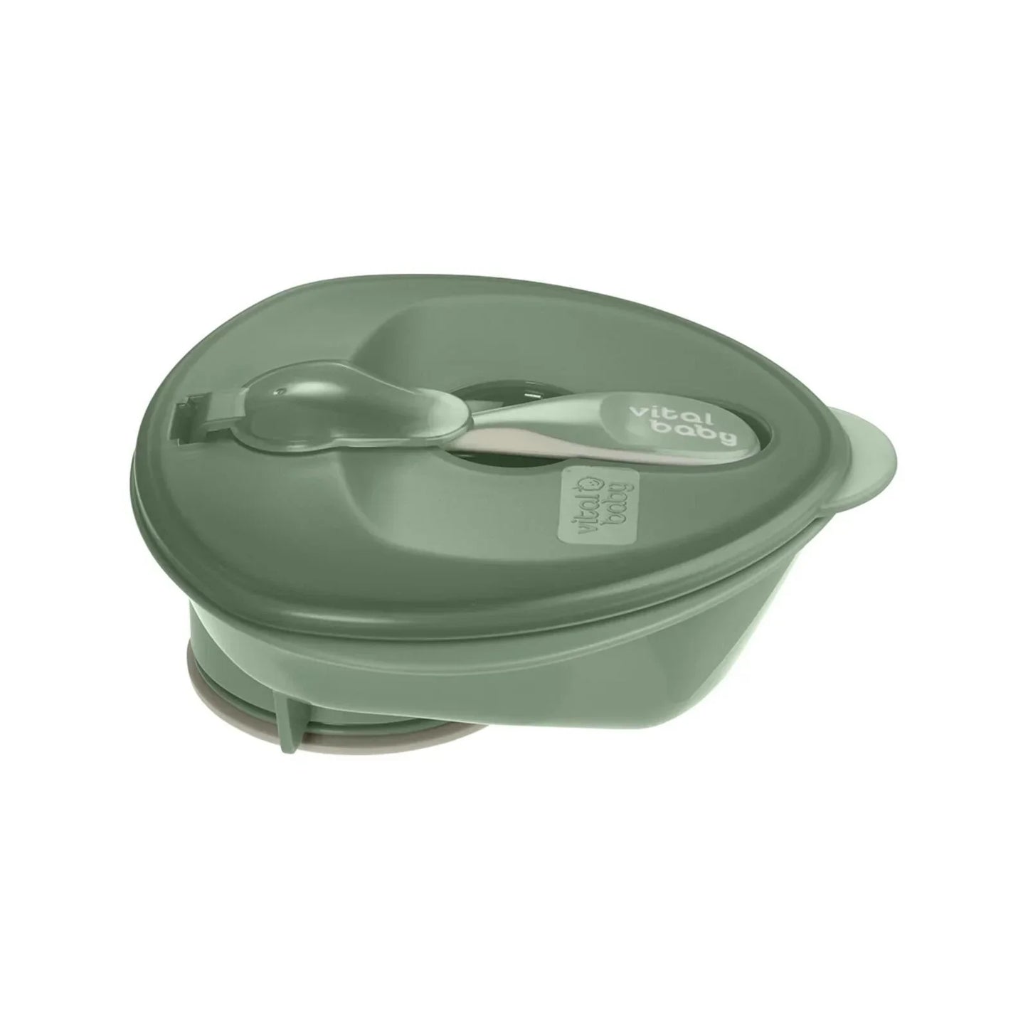Vital Baby Nourish Power Suction Bowl - Natural Moss