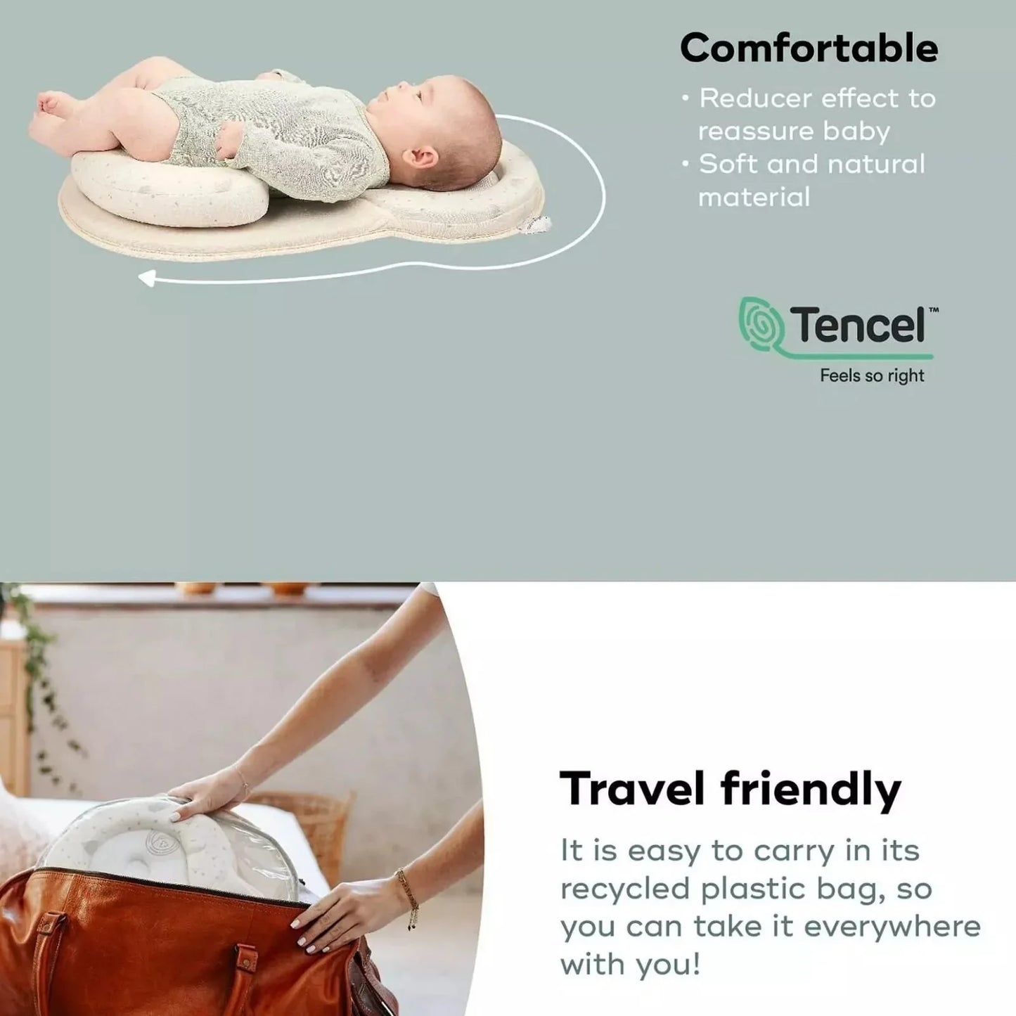 Transat pour nouveau-né Babymoov Cosydream Fresh - Blanc