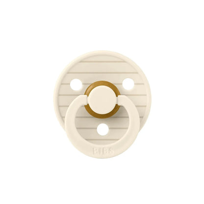 Sucettes en latex BIBS Pin, 6 mois et plus, lot de 2 - Ivoire et Vanille