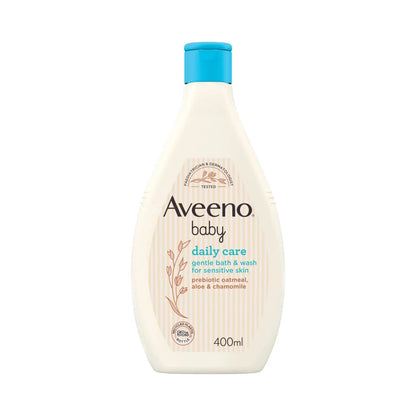 Aveeno Soin quotidien Bébé Bain et Gel Lavant Doux 400 ml