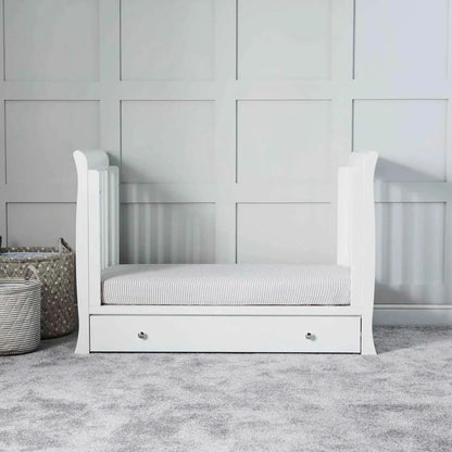 Ickle Bubba Snowdon 4 in 1 Mini 3 Piece Furniture Set White - Fibre Mattress