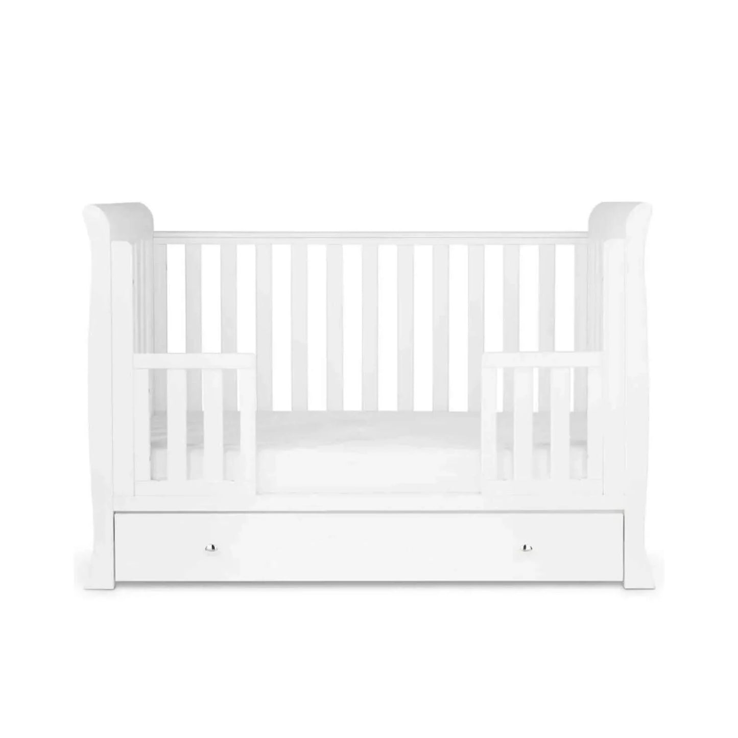 Ickle Bubba Snowdon 4 in 1 Mini 3 Piece Furniture Set White - Fibre Mattress
