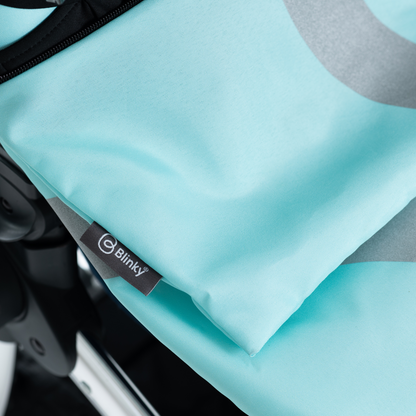 BlinkyWarm - Universal All Season Buggy Rain Cover / Sunshade UV50+/ Footmuff - Seafoam Blue