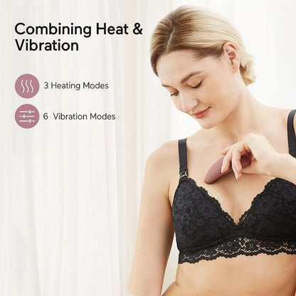 Momcozy Masseur d'allaitement chauffant et vibrant