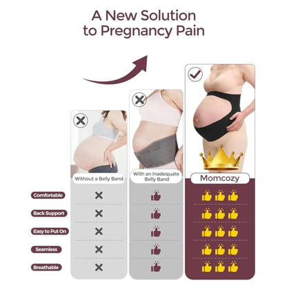 Momcozy Ergonest Maternity Belly Band M - Black