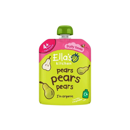 Poires bio Ella's Kitchen Premières Saveurs en gourde 70 g (4 mois et plus)