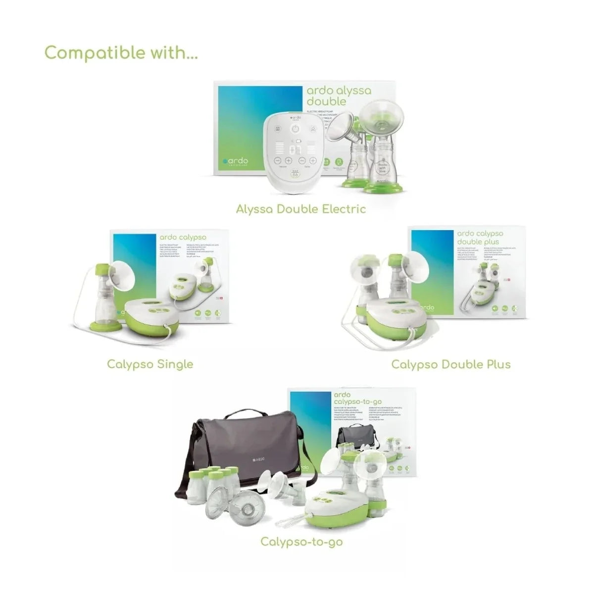 Ardo Hands Free Double Pump Set