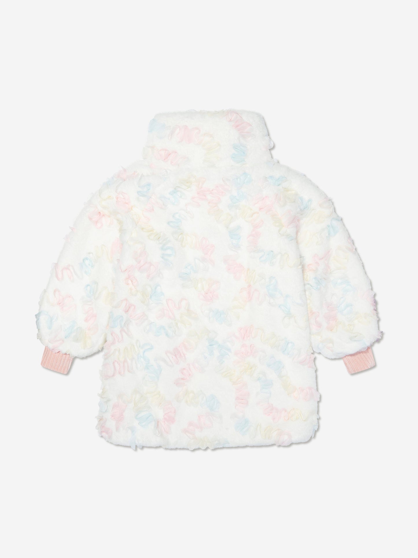 Angels Face Girls Oscars Pastel Fur Jacket in Multicolour