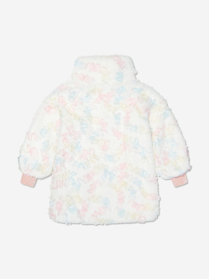 Angels Face Girls Oscars Pastel Fur Jacket in Multicolour