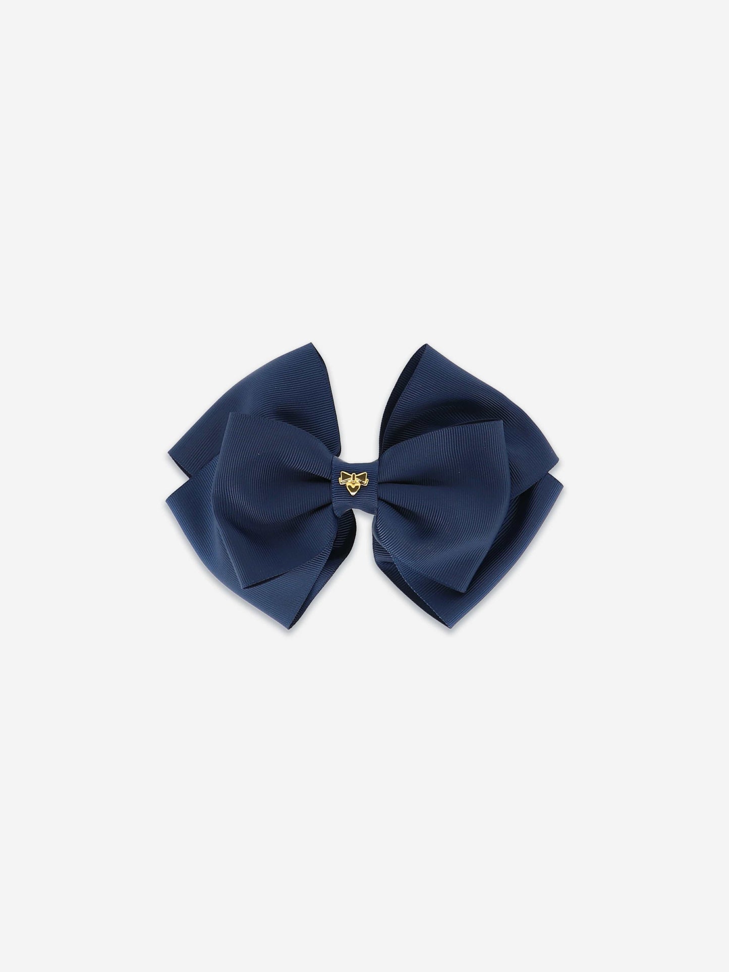 Angels Face Girls Mega Bow Hair Clip in Navy
