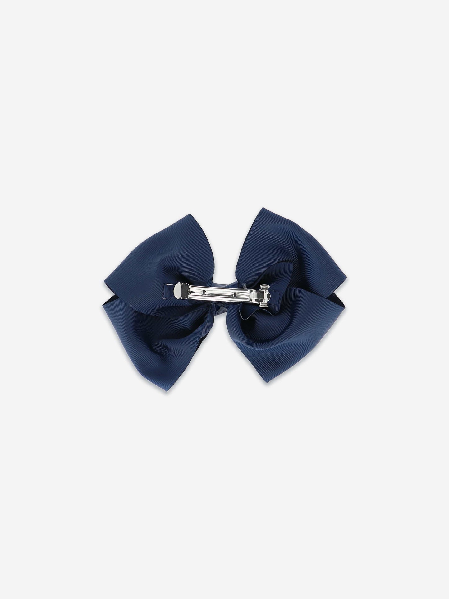 Angels Face Girls Mega Bow Hair Clip in Navy