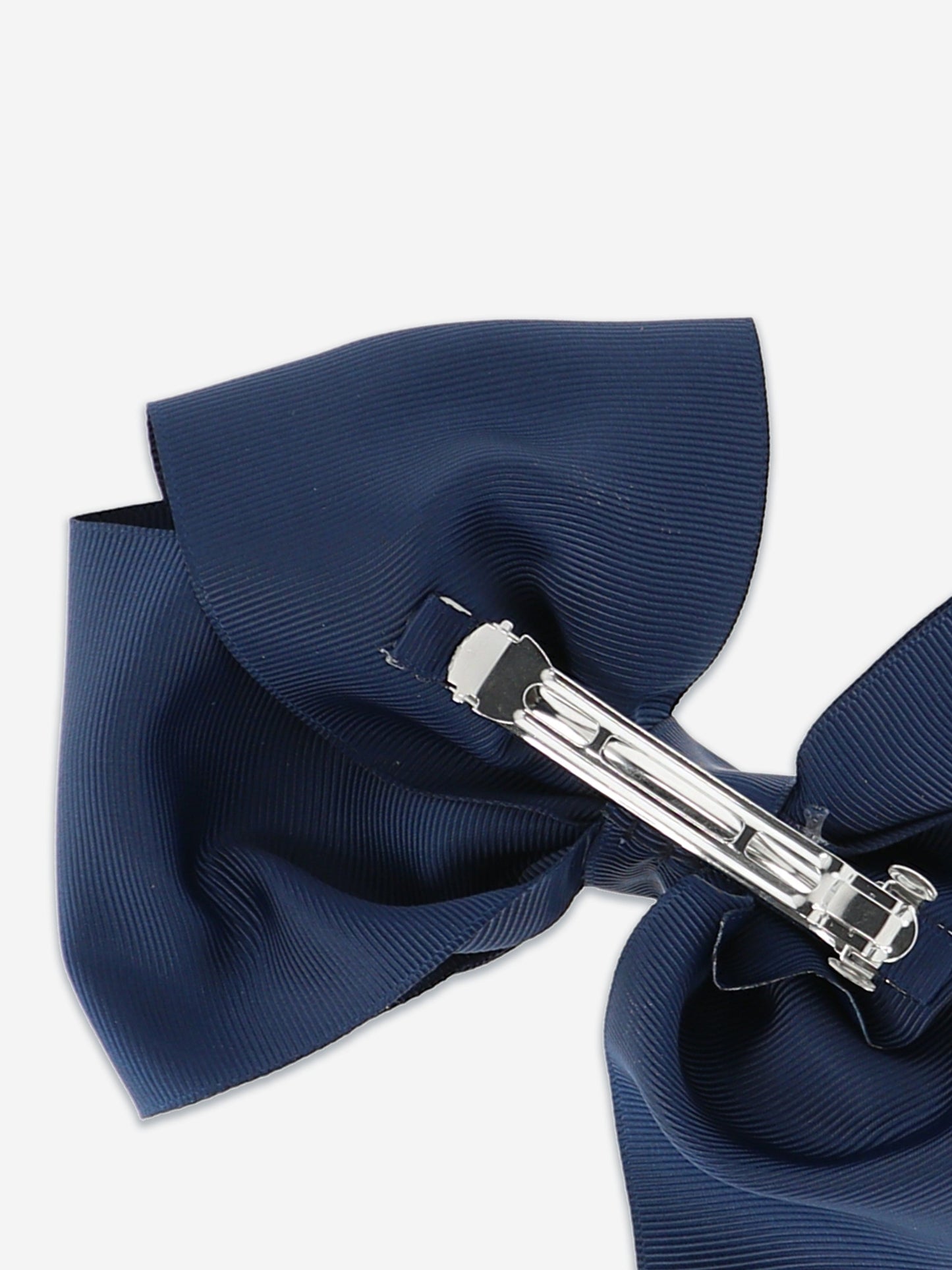 Angels Face Girls Mega Bow Hair Clip in Navy