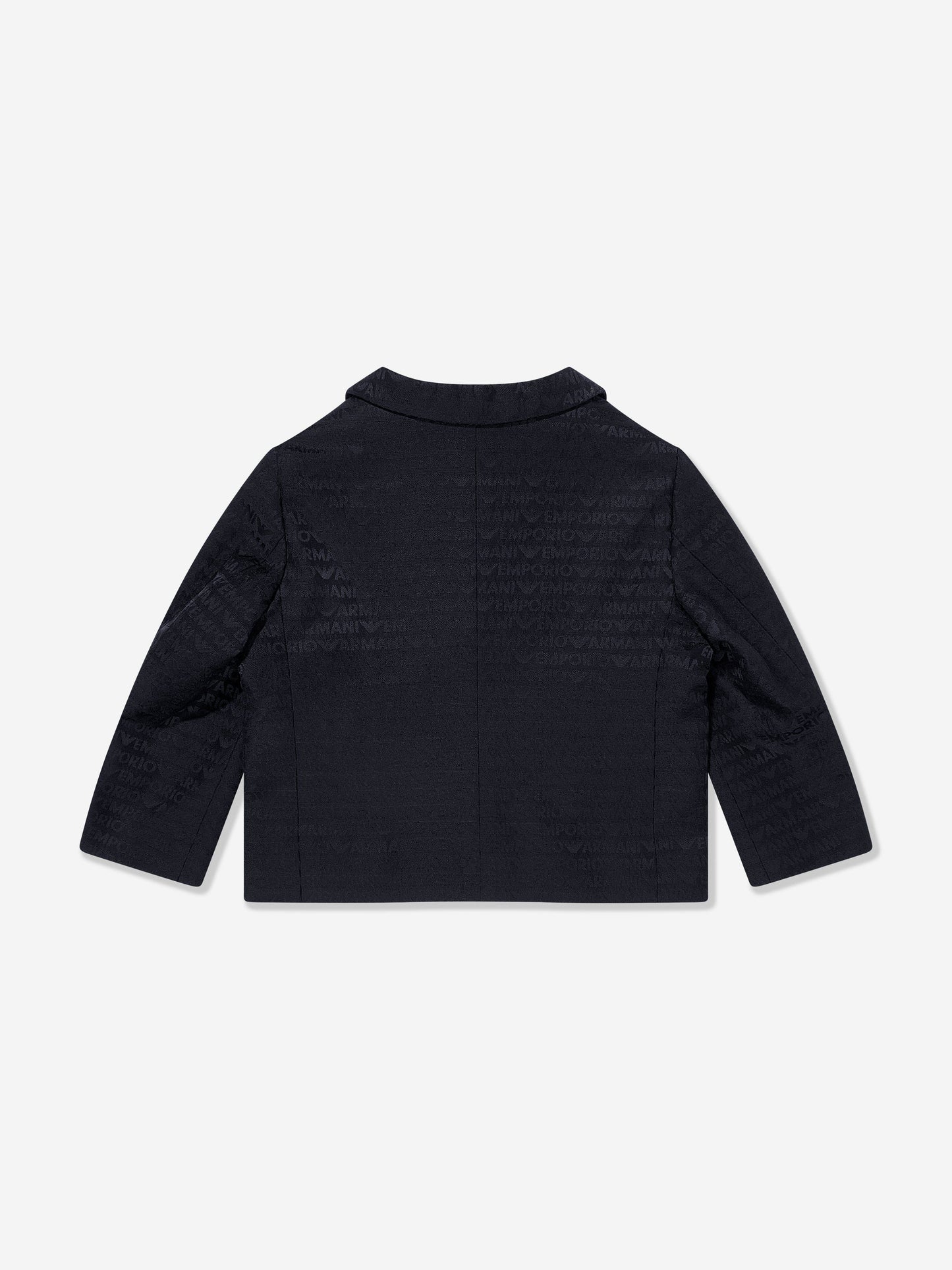 Emporio Armani Baby Boys Logo Blazer in Navy