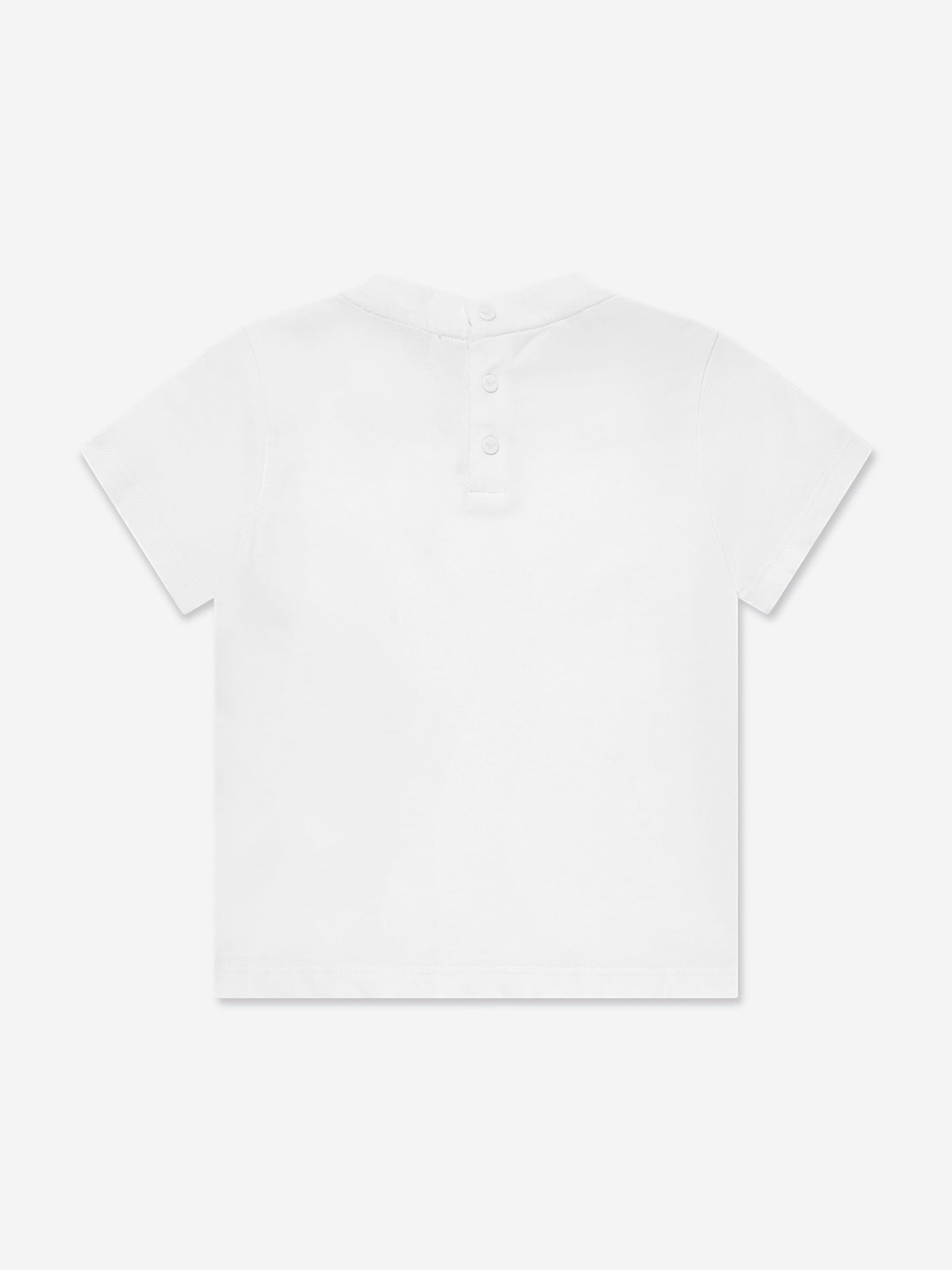 Emporio Armani Baby Boys Logo T-Shirt in White