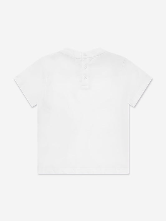 Emporio Armani Baby Boys Logo T-Shirt in White