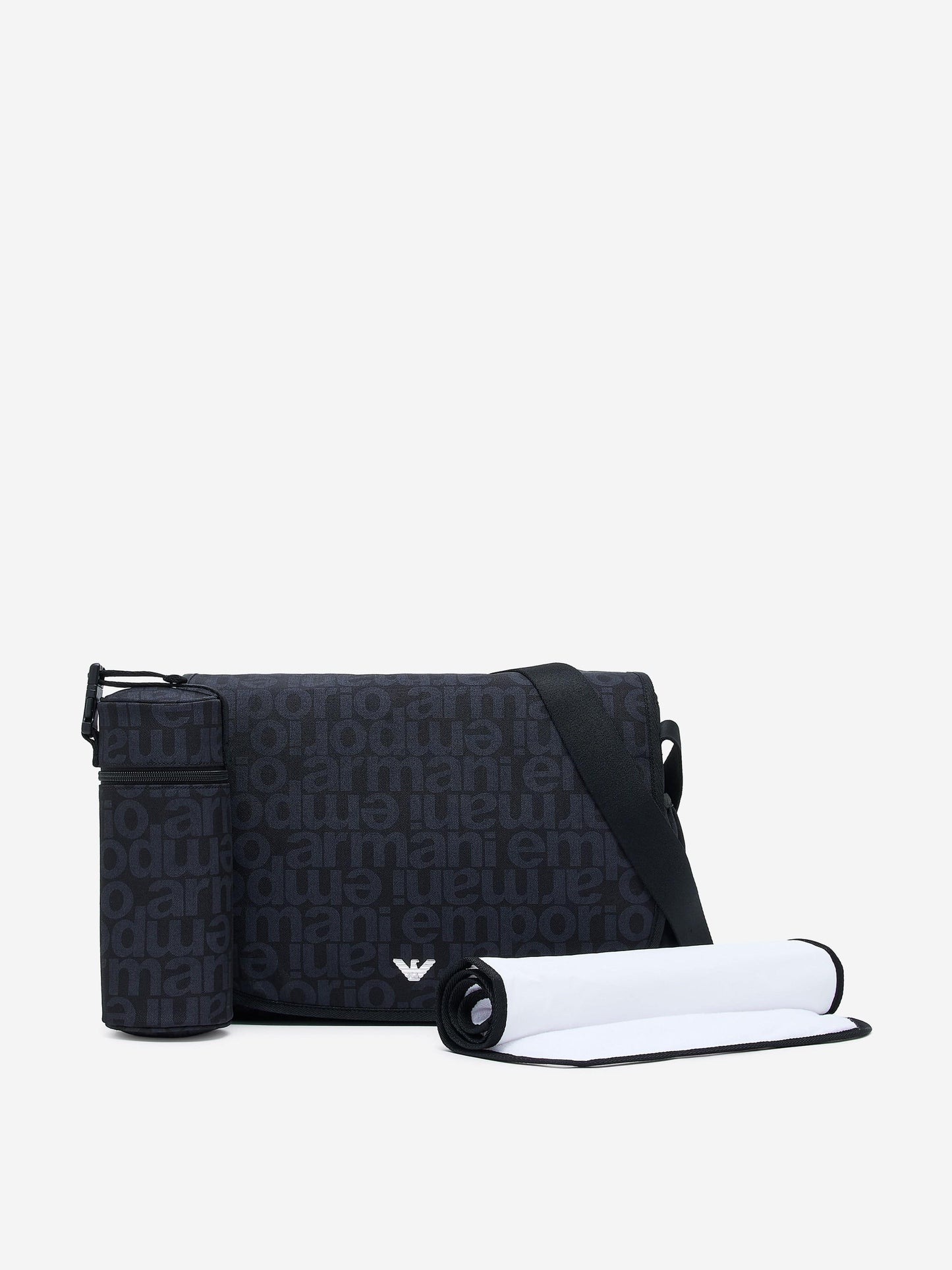 Emporio Armani Baby Logo Changing Bag in Navy (36cm)