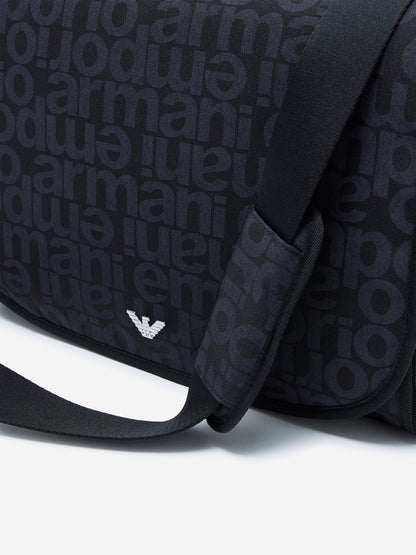 Emporio Armani Baby Logo Changing Bag in Navy (36cm)