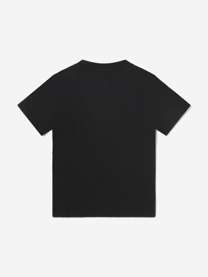 Emporio Armani Boys Logo T-Shirt in Black