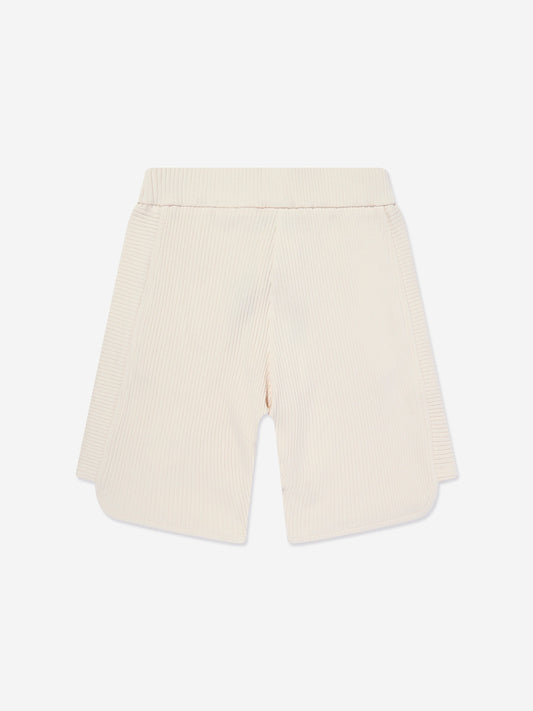 Emporio Armani Boys Logo Shorts in Beige