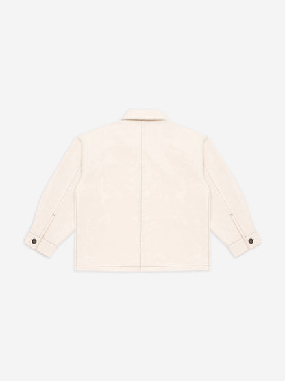 Emporio Armani Boys Cotton Jacket in Beige