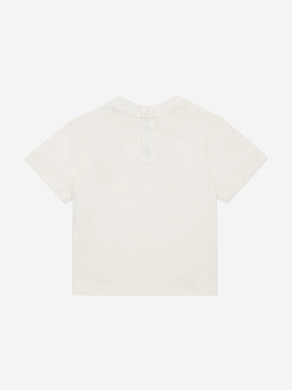 Emporio Armani Baby Boys Essential T-Shirt in White