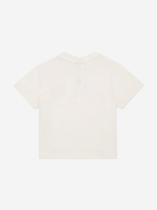 Emporio Armani Baby Boys Essential T-Shirt in White