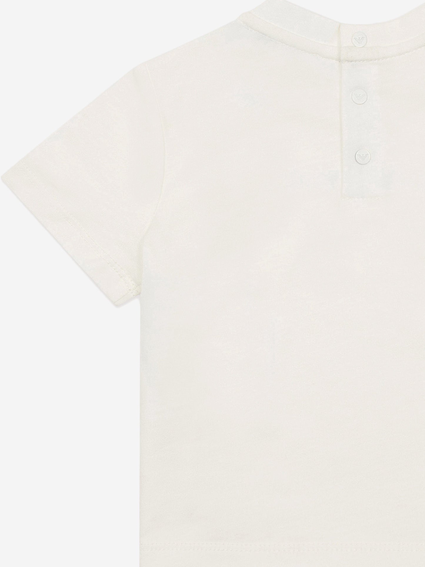 Emporio Armani Baby Boys Essential T-Shirt in White