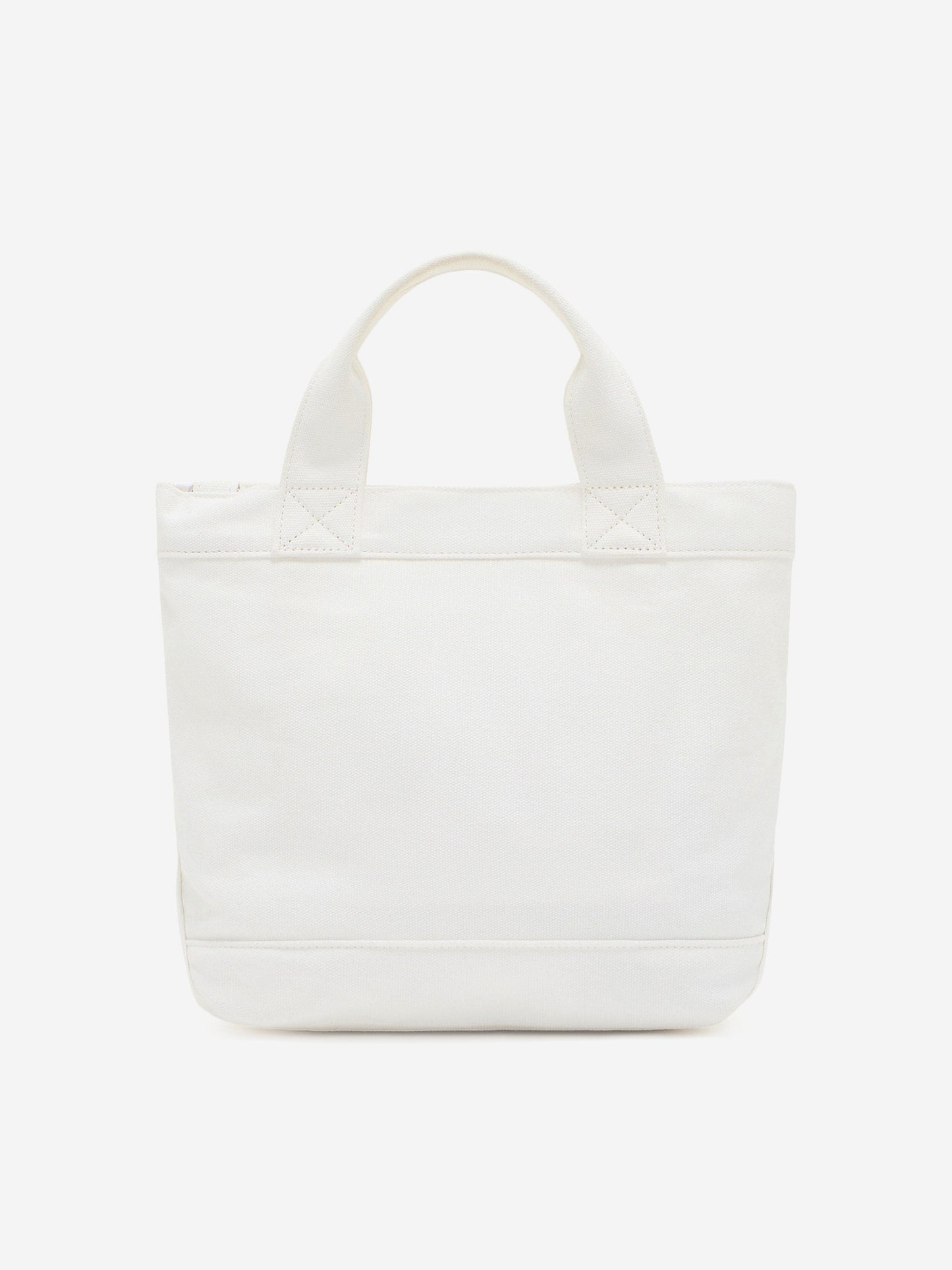 Emporio Armani Girls Canvas Logo Tote Bag in Ivory (29cm)