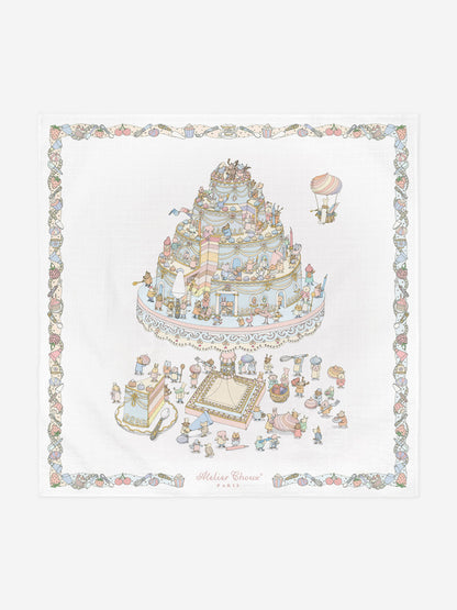 Atelier Choux Baby Le Gateau Swaddle in Blue (100cm)