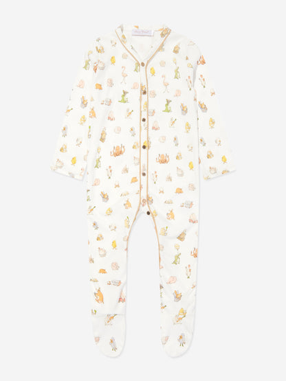 Atelier Choux Baby Choux Classic Playsuit in White